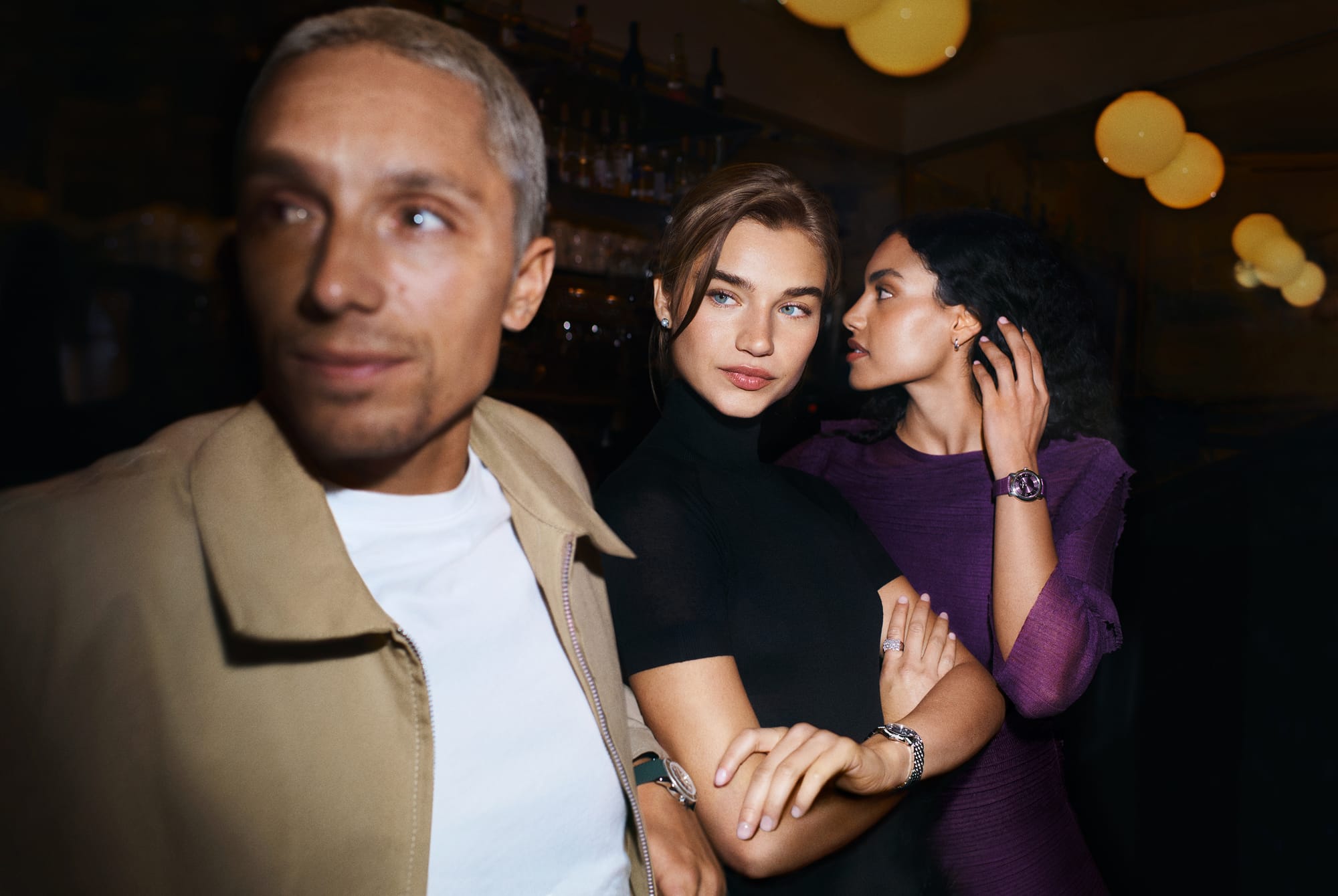 Breitling Lady Premier. From left to right: Mason Barnes, Meghan Roche and Shahed Elnakhlawy