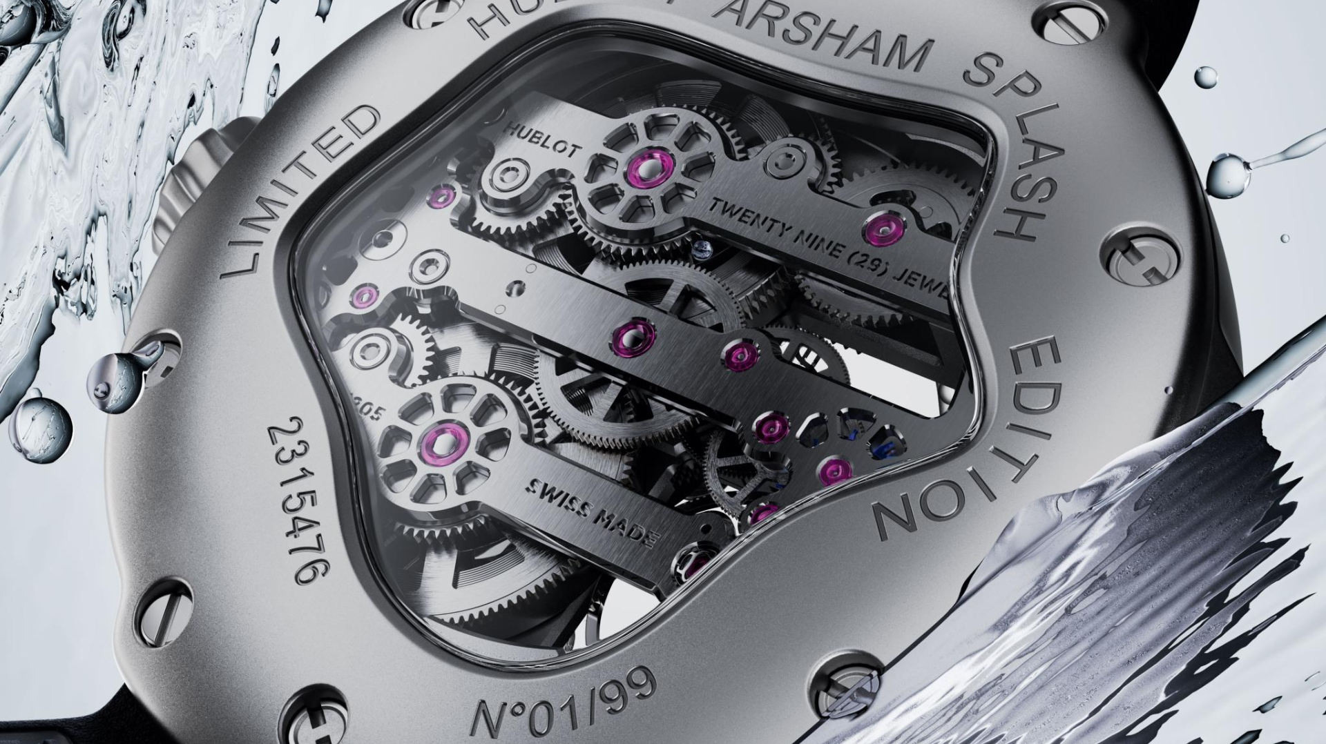 Hublot MP-17 Meca-10 Arsham Splash Titanium Sapphire.