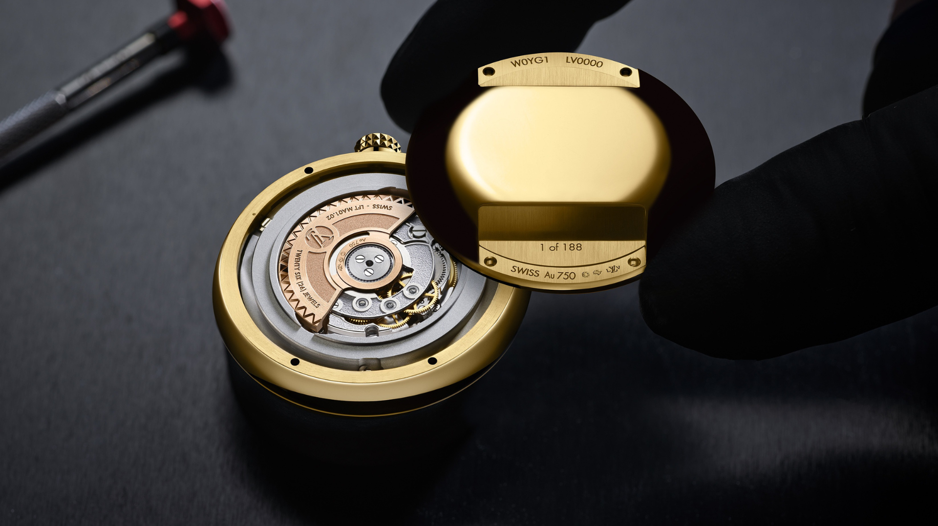 Louis Vuitton Monterey watch.