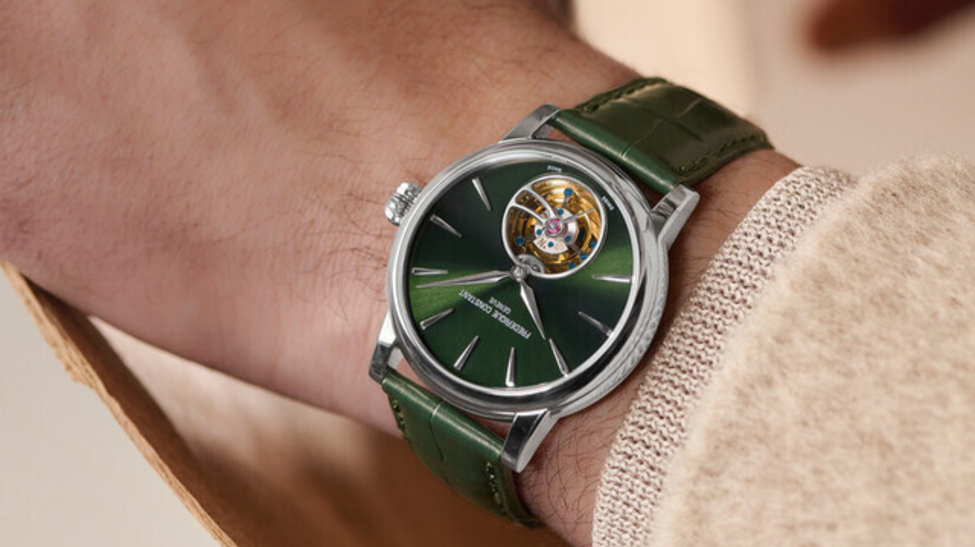 Frederique Constant Classic Tourbillon Manufacture Green Dial