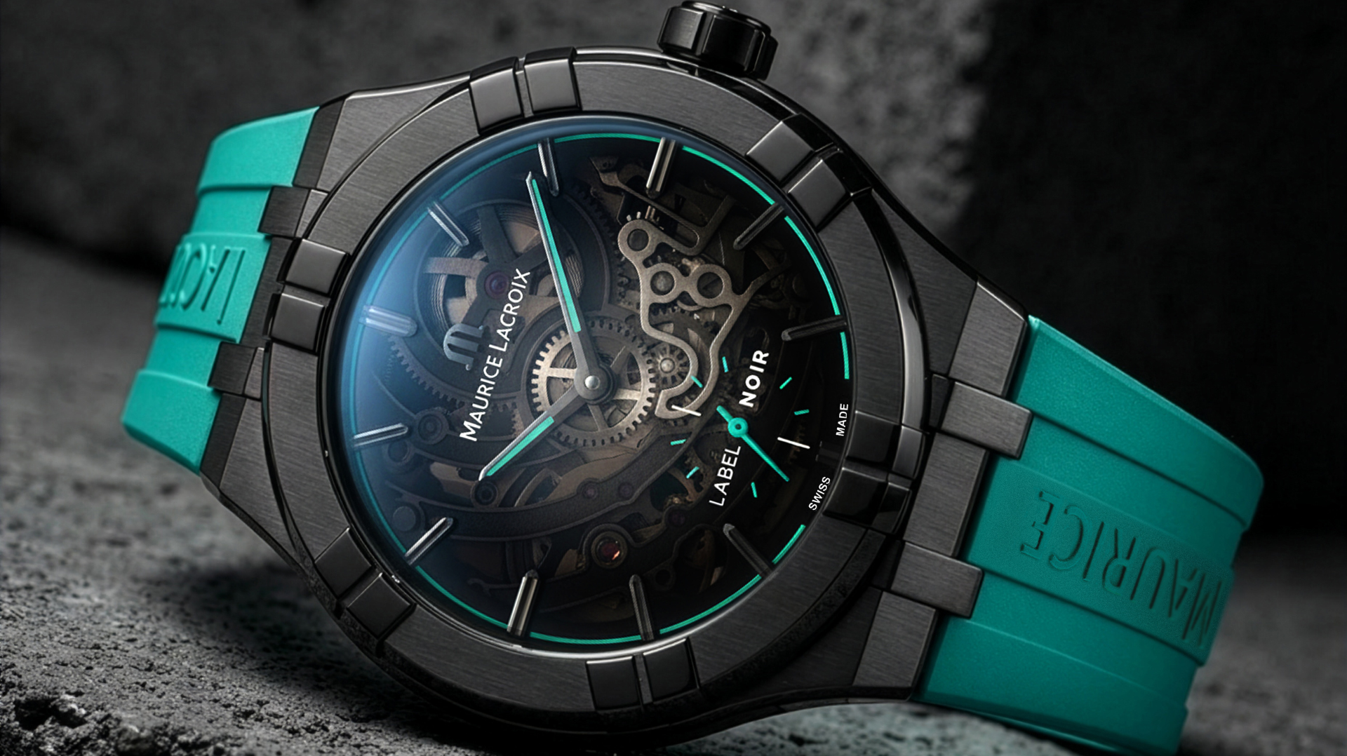 Maurice Lacroix Label Noir AIKON Manufacture Skeleton.