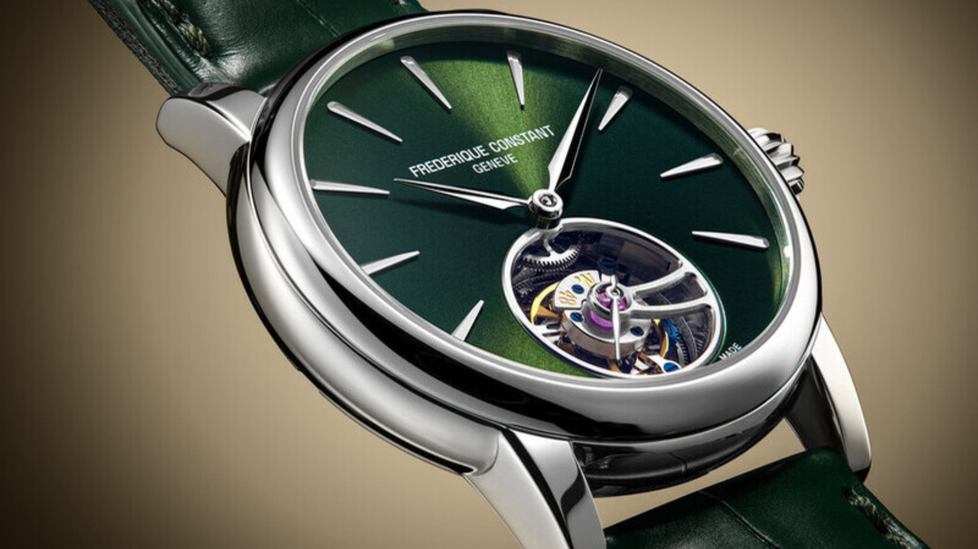 Frederique Constant Classic Tourbillon Manufacture Green Dial