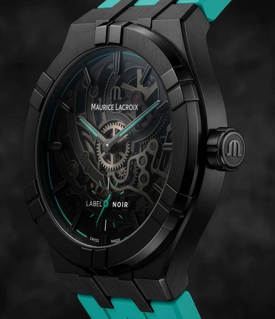 Maurice Lacroix Label Noir AIKON Manufacture Skeleton.