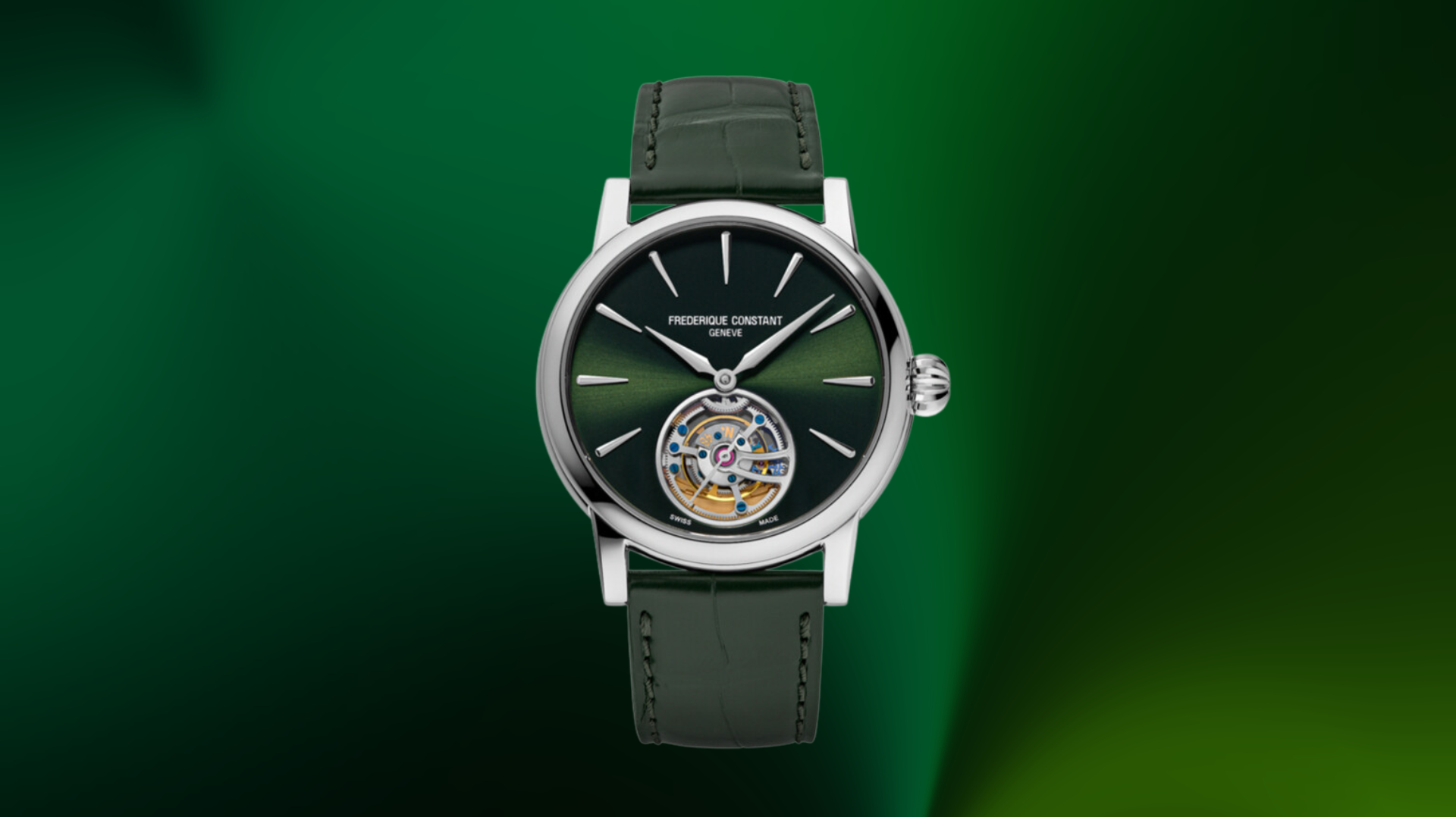 Frederique Constant Classic Tourbillon Manufacture Green Dial